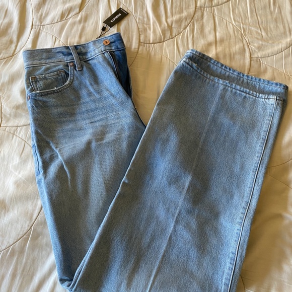 NWT Express Wide Leg High-Rise Jeans - Picture 2 of 8